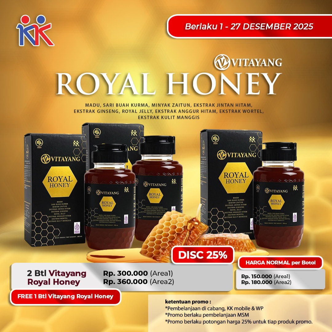 PROMO 3 btl Royal Honey